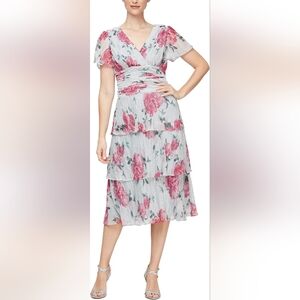 SLNY Size 16 Metallic Dress